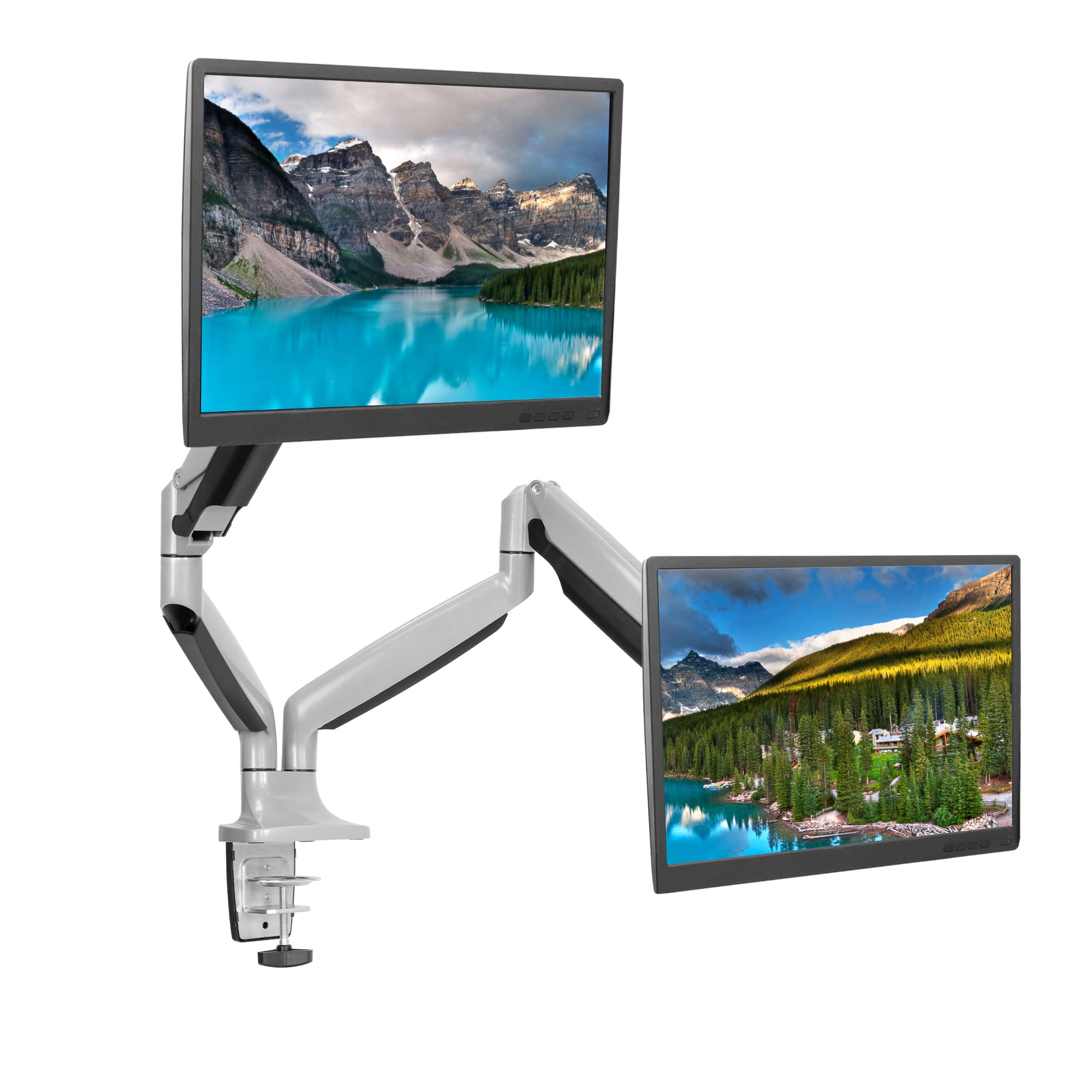 Attach the VESA mount to a compatible monitor stand or arm, following the manufacturer's instructions.
Adjust the height of the monitor stand or arm according to its specific adjustment mechanism.
