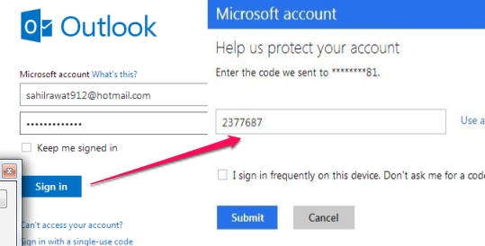 Change your Hotmail account password
Enable two-step verification for your Hotmail account