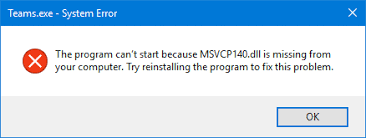 Identify the application that is causing the MSVCP140.dll error message.
Visit the official website of the application and check for any available updates.