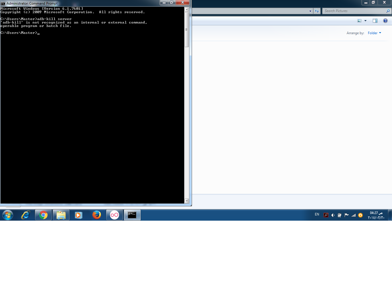 Open Command Prompt as an administrator.
Type "adb kill-server" and press enter.
