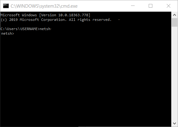 Open the Command Prompt as an administrator by pressing Win + X and selecting "Command Prompt (Admin)" from the menu.
netsh winsock reset