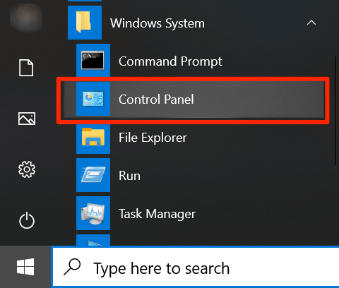Open the Control Panel by searching for it in the Start Menu.
Select System and Security and then click on System.