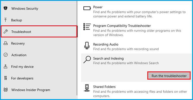 Press the Windows key and type Troubleshoot settings in the search bar.
Select the Troubleshoot settings option from the search results.