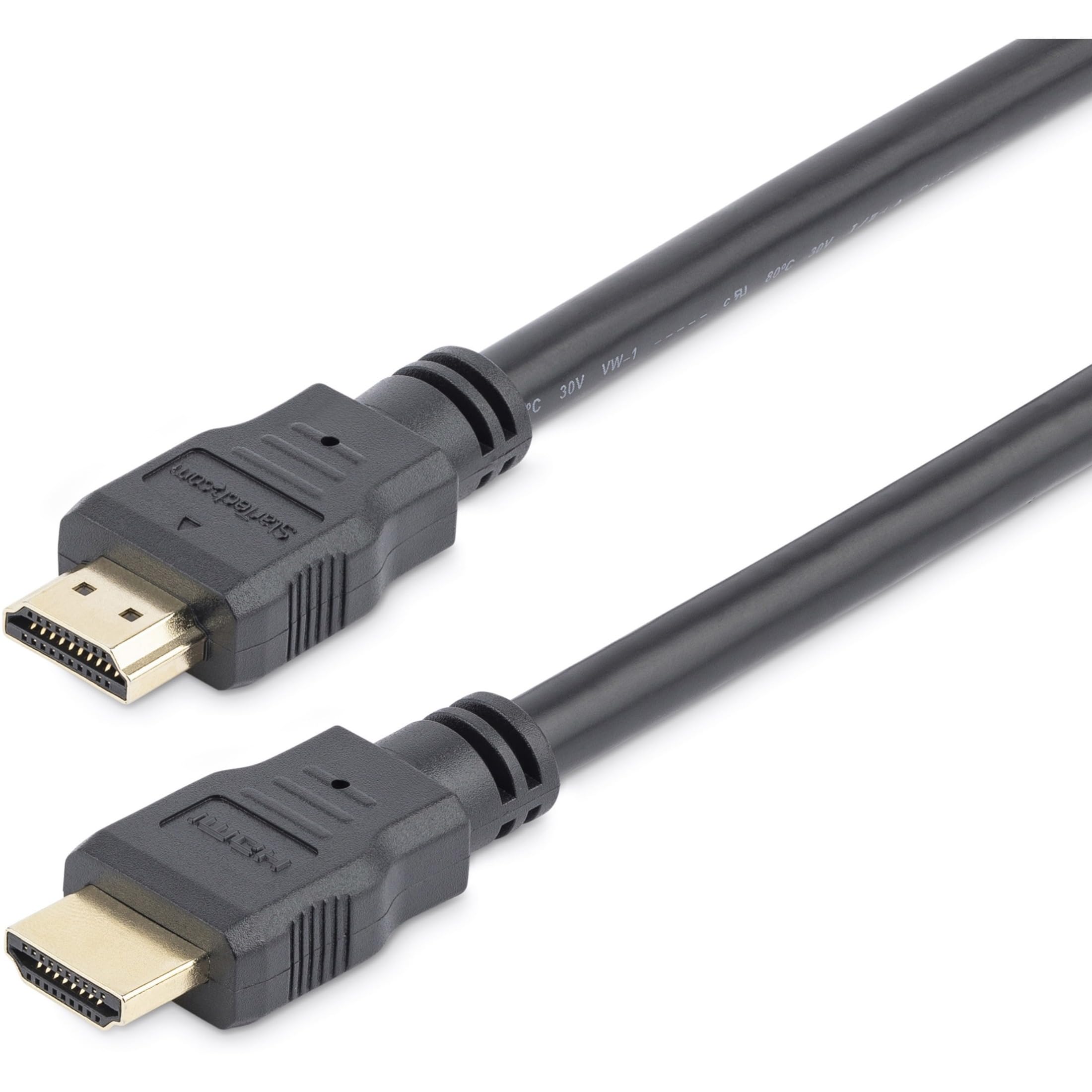 Properly connected HDMI cable