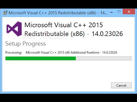 Reinstall Microsoft Visual C++ Redistributable Package
Go to the official Microsoft website