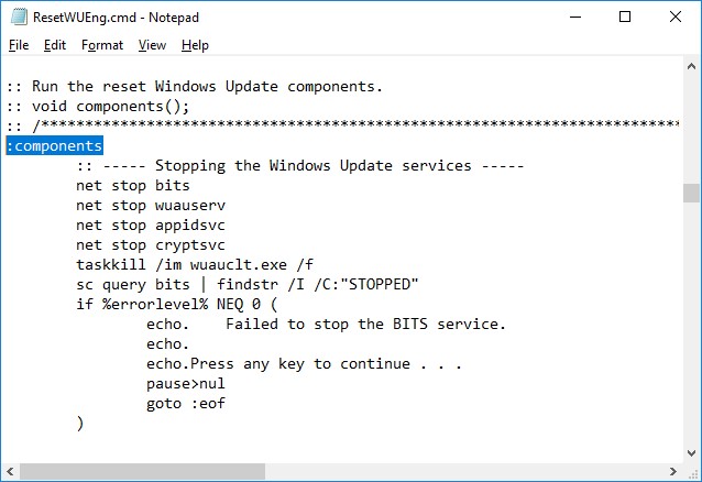 Reset Windows Update components
Manually install the problematic update