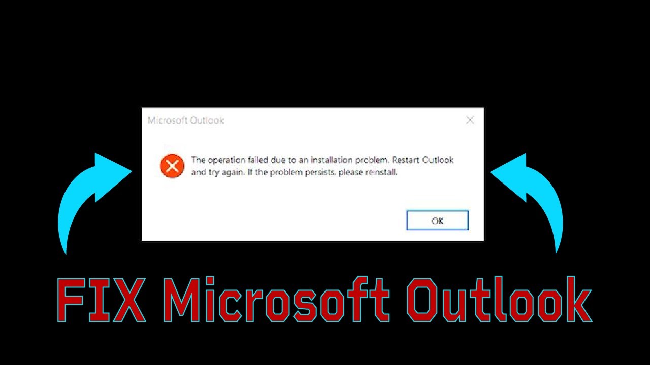 Restart Outlook and try signing in again
If the error still persists, try repairing your Outlook installation