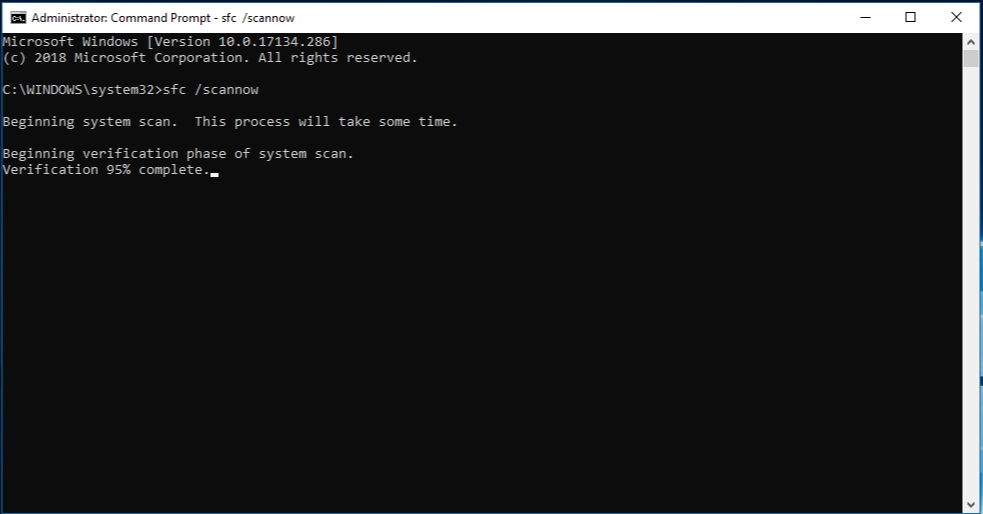 Run the Windows Update Troubleshooter
Check for corrupted system files using the System File Checker tool