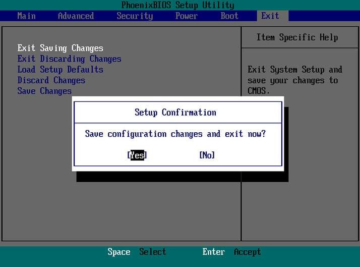 Save the changes and exit the BIOS/UEFI setup.
Allow your computer to restart and check if the blank login screen issue is resolved.