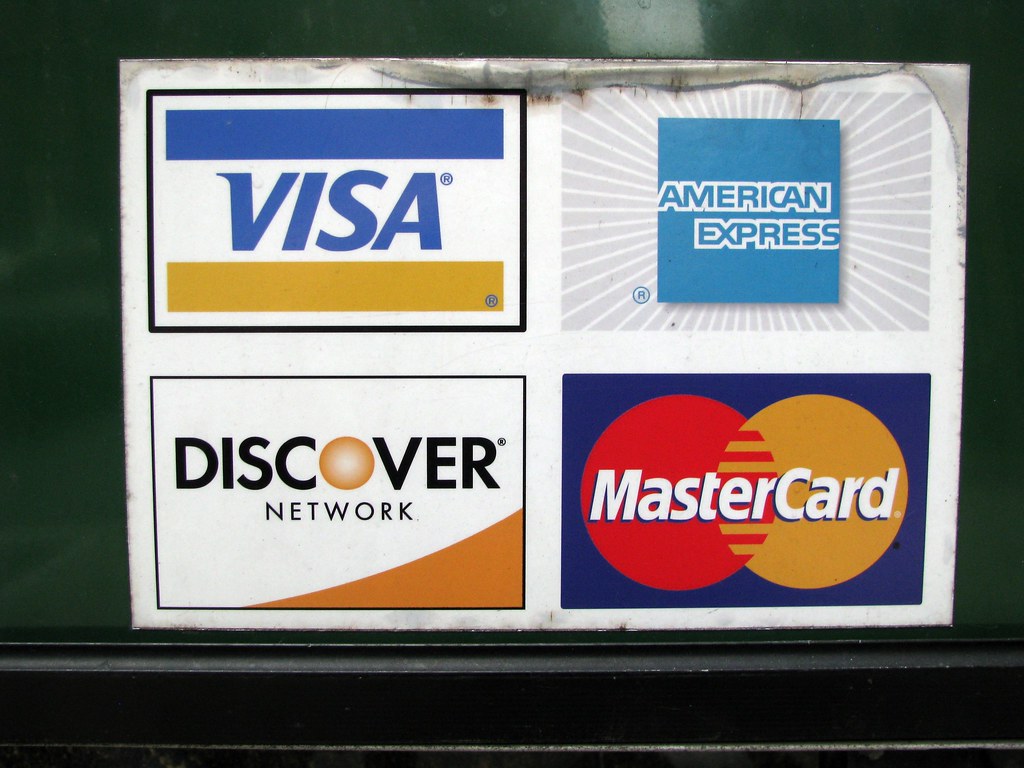 Various credit card logos