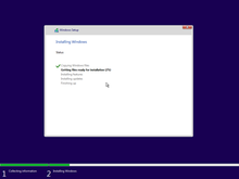 Windows installation screen
