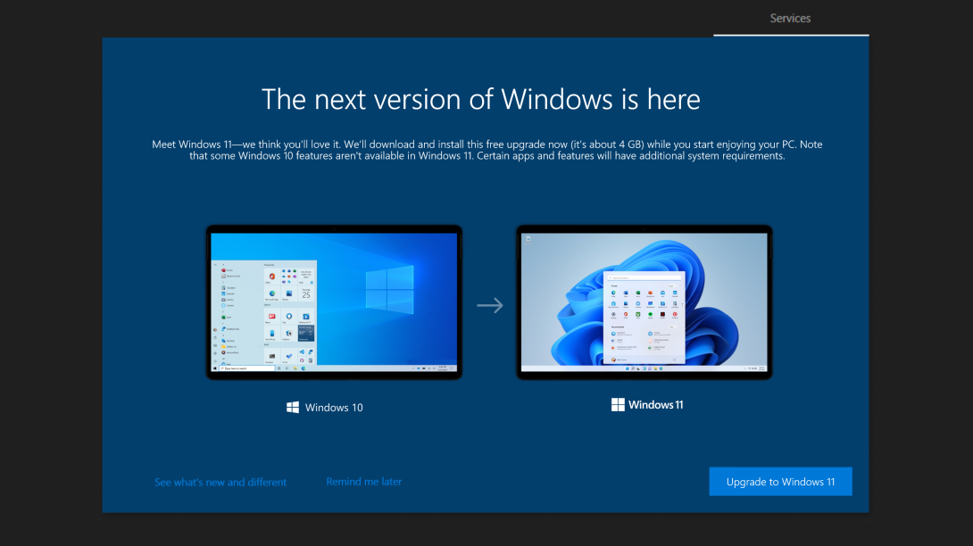 Windows Update installation screen