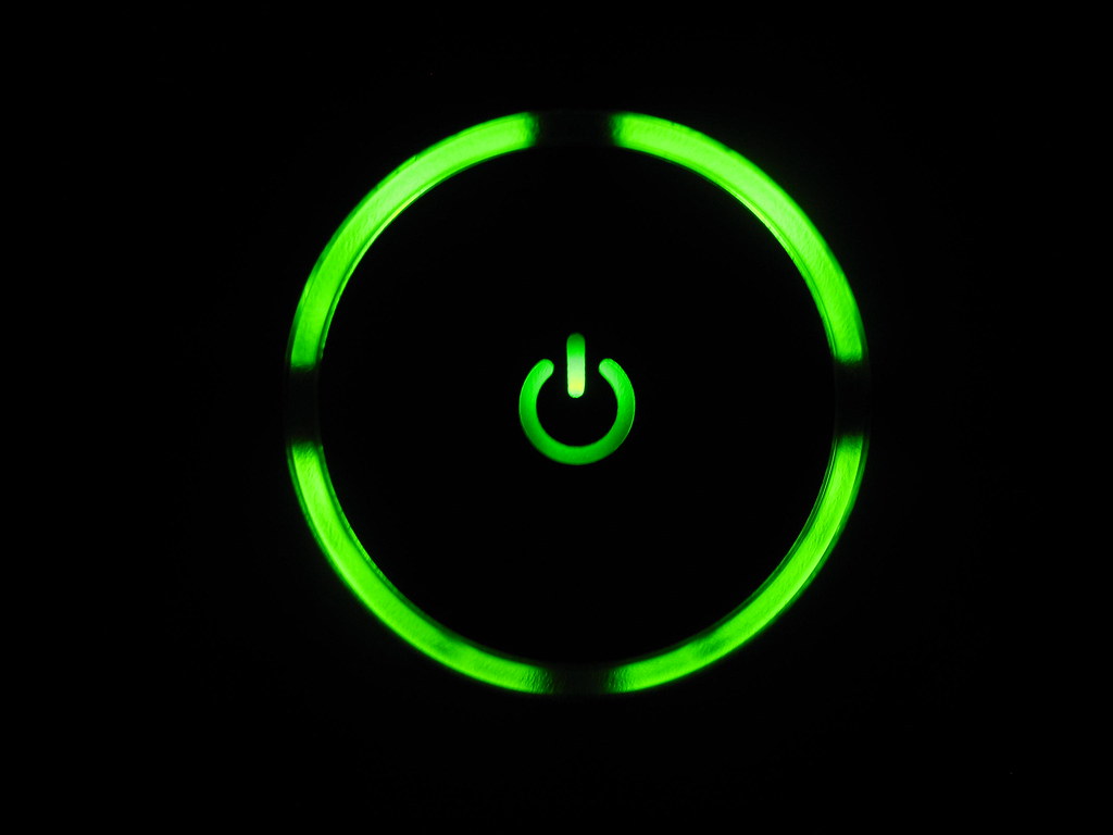 Xbox power button reset icon